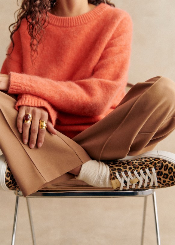 Ma&amp;euml;l Trainers - Leopard - Bovine Leather - S&amp;eacute;zane