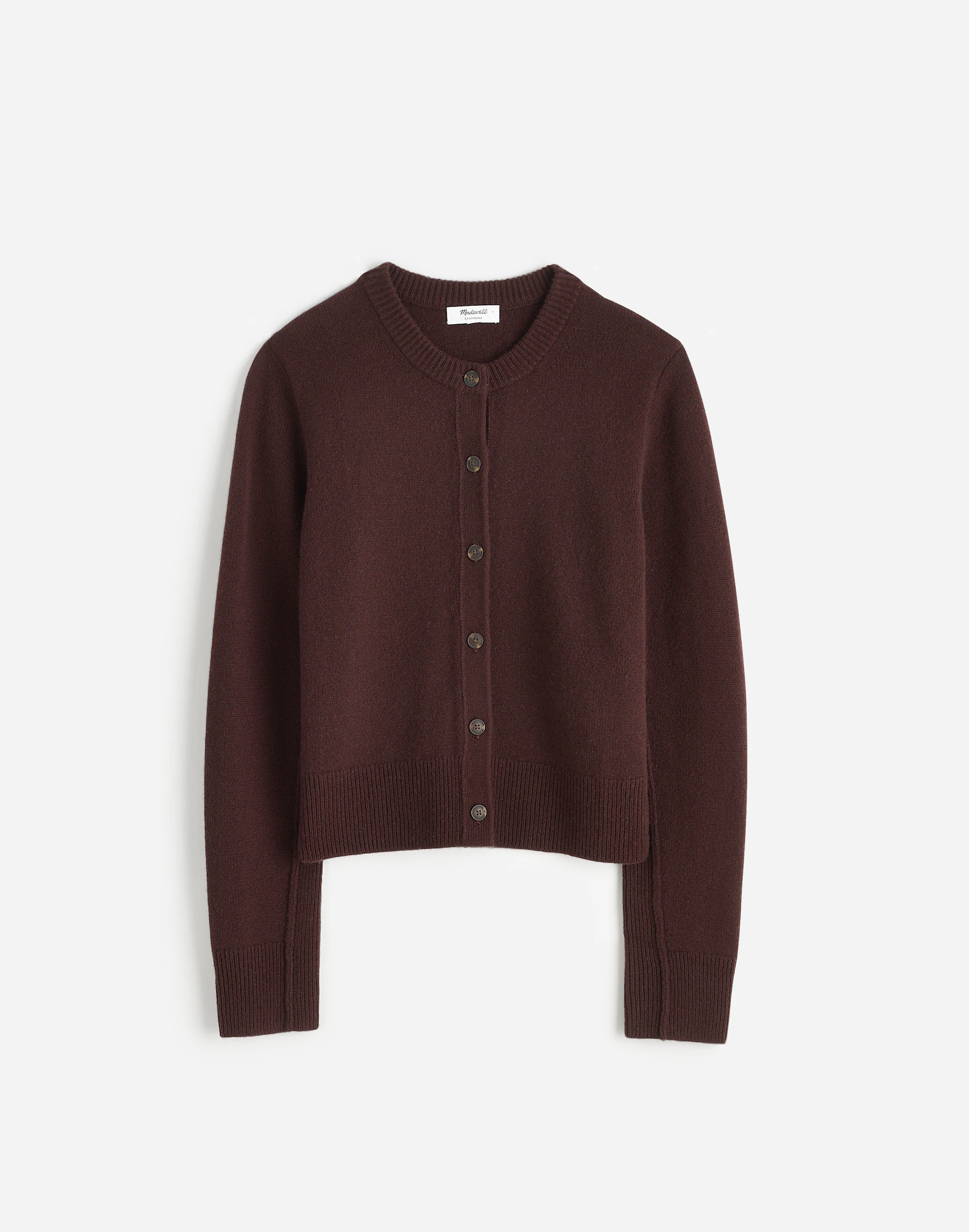 Cashmere Button-Front Cardigan Sweater