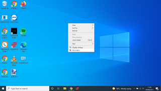 How to hide desktop icons in Windows - personalise