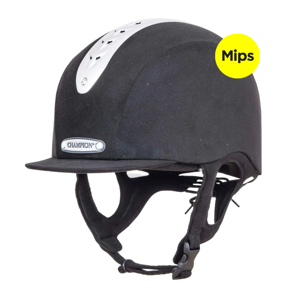 Close up of Champion Revolve X-Air MIPS Peaked Helmet
