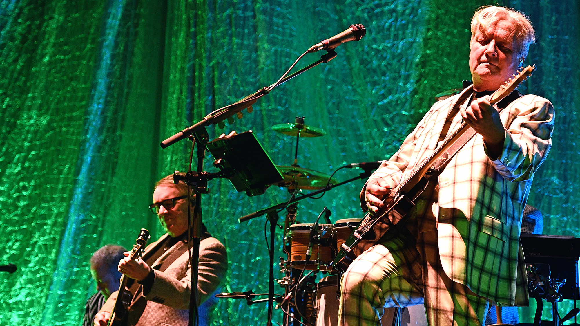 Chris Difford and Glenn Tilbrook of Squeeze perform onstage at The O2 Arena on December 20, 2025 in London, England.