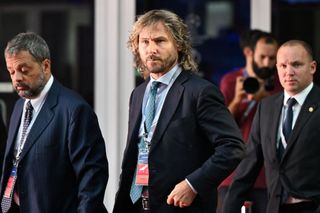 Juventus' Czech Vice-President Pavel Nedved arrives for the draw ceremony for the UEFA Champions League football tournament 2022-2023 in Istanbul on August 25, 2022.