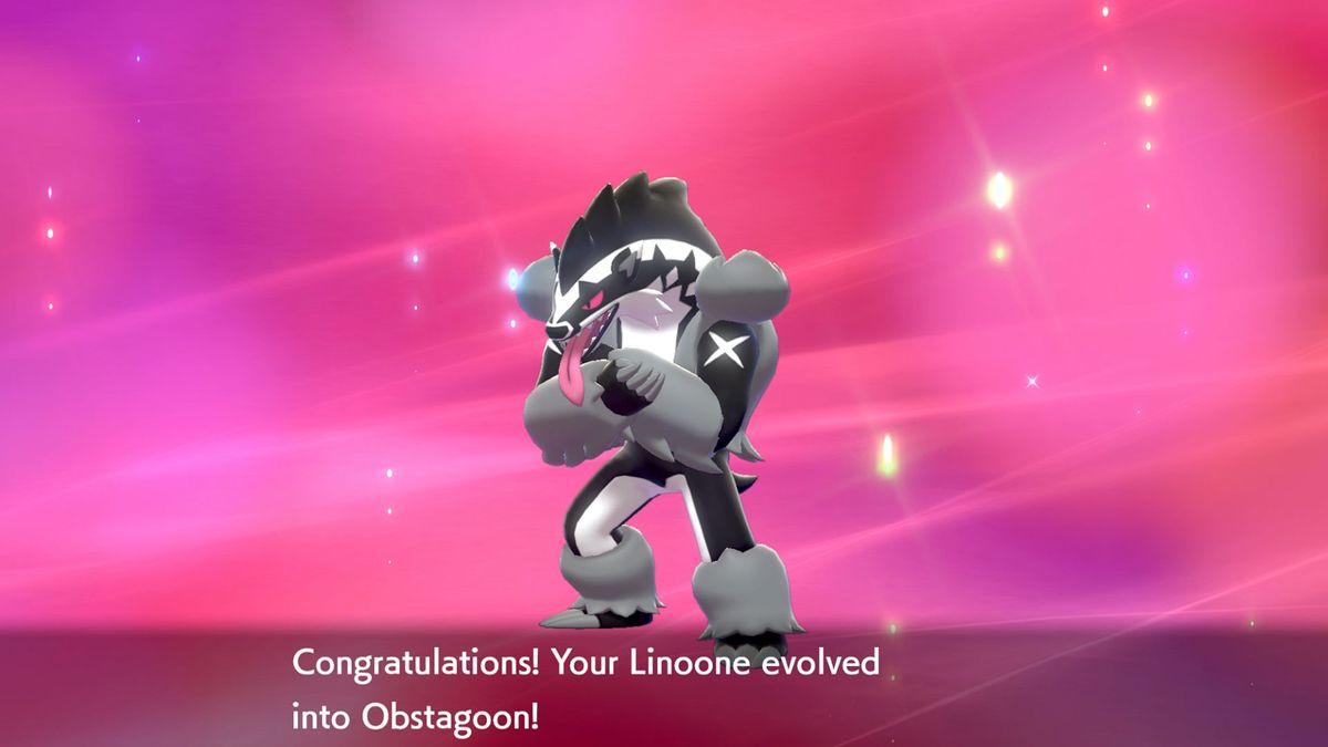 How to evolve Galarian Linoone into Obstagoon in Pokemon Sword and ...