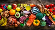 Selection of Paleo foods