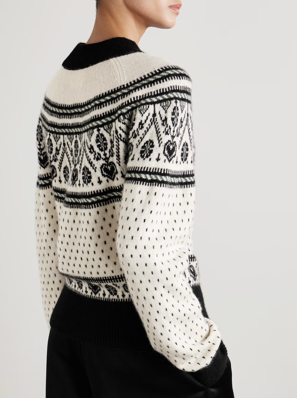 KHAITE, Guy intarsia cashmere-blend sweater