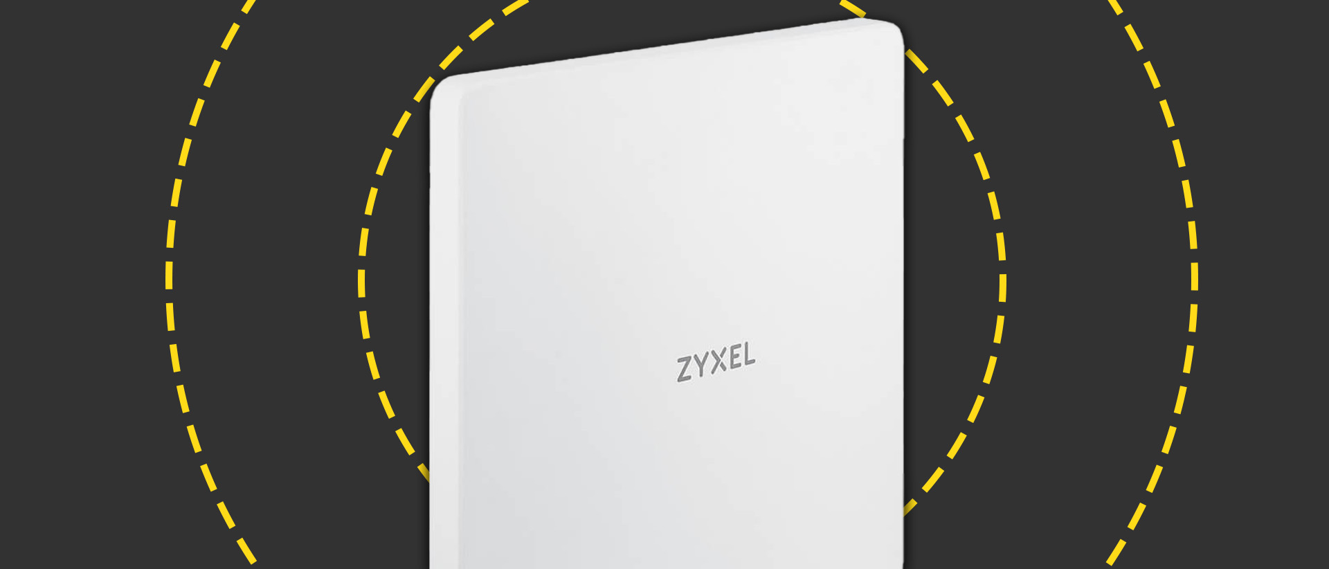 The Zyxel WBE665S on the ITPro background