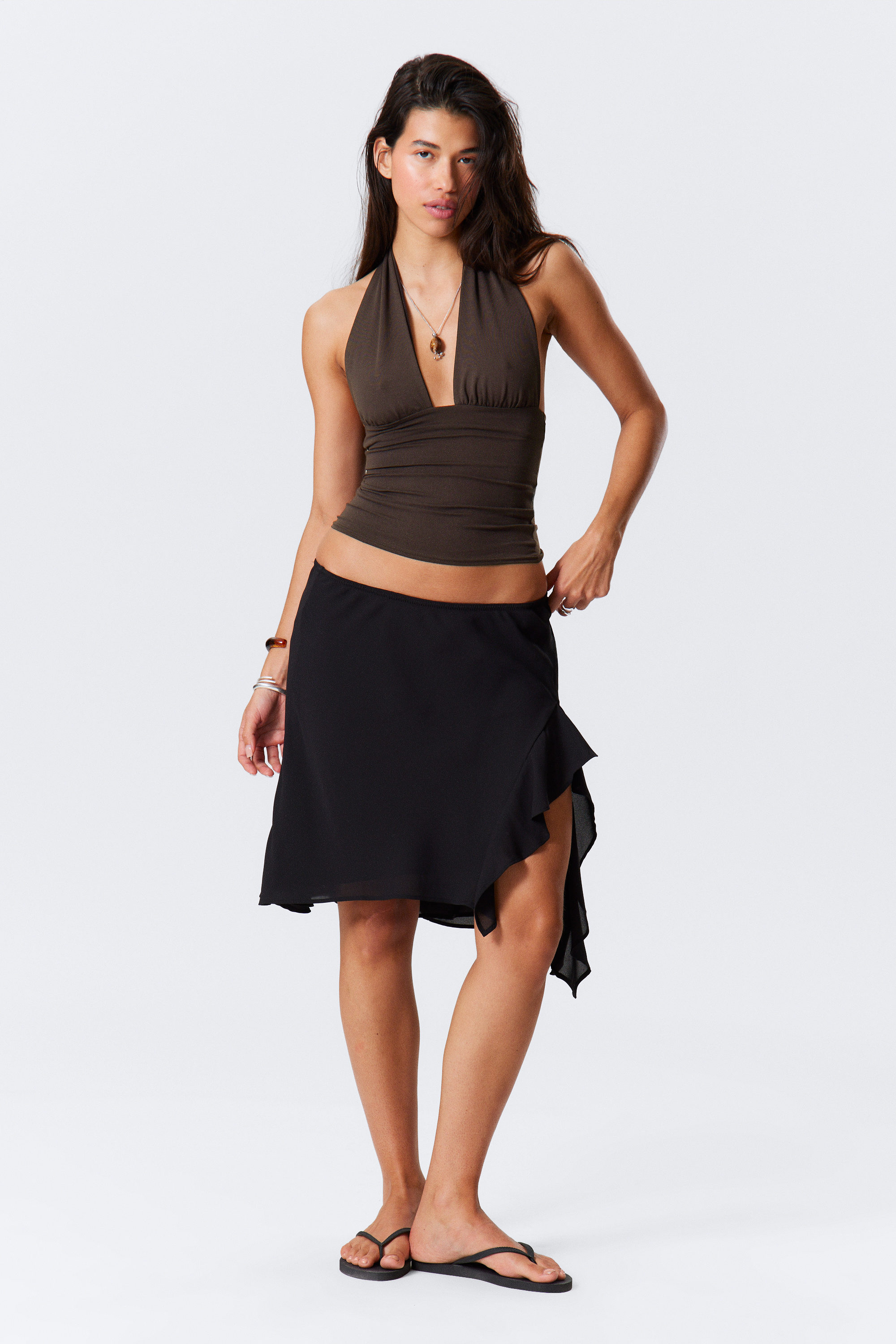 Layered Midi Skirt