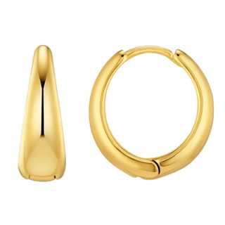 Orelia Tapered Hoop Earrings