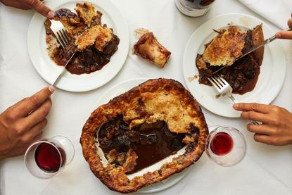 Bone marrow and steak pie: such dishes are now available at St John Brooklyn pop-up