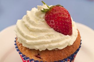 Strawberry cupcakes