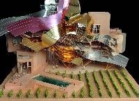 Model of Marques de Riscal's new City of Wine
