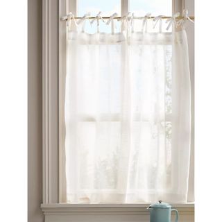 Lena Sheer Woven Café Curtains