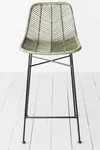 Oslo bar stool in Olive Green