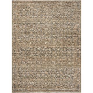 Amber Lewis X Loloi Molly Denim / Gold Area Rug | Wayfair