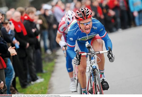 Voeckler on the attack: one of the most reliable scenes in 2011