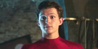 Tom Holland as Spider-Man in Far From Home