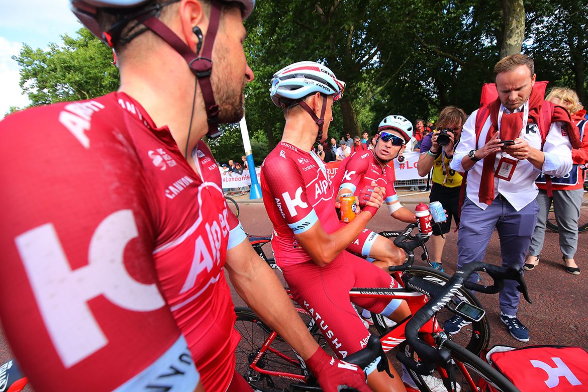 Katusha-Alpecin after a successful RideLondon Classic
