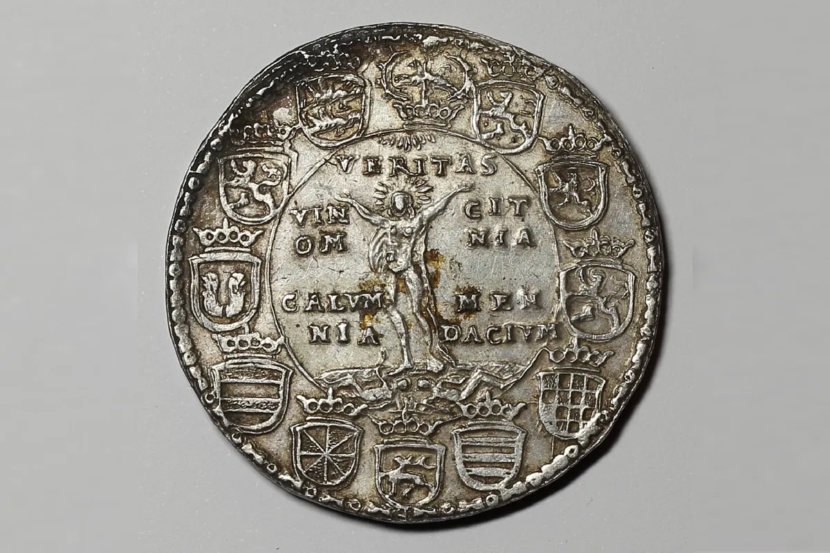 A quarter thaler, minted in Dresden in 1636. Image credit: U. Dräger, Halle