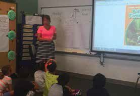 Students at a Wake County elementary school learn about rain forests.