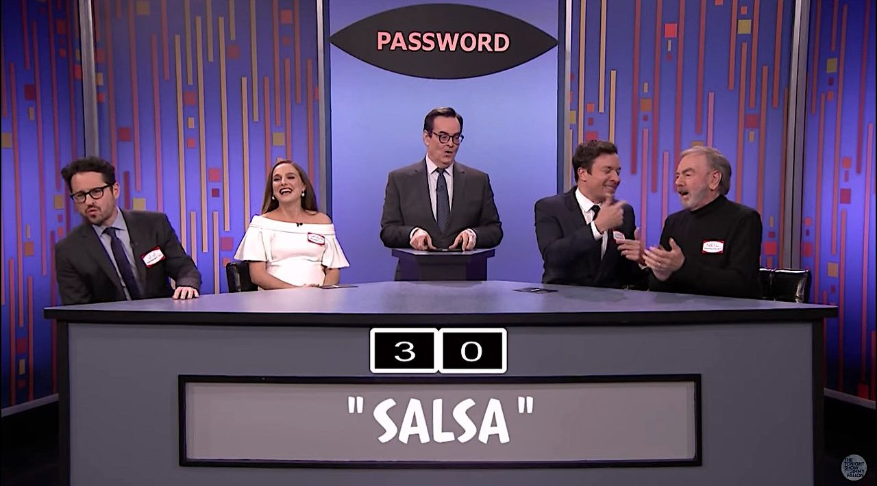 Jimmy Fallon plays &amp;quot;Password&amp;quot; with random guests