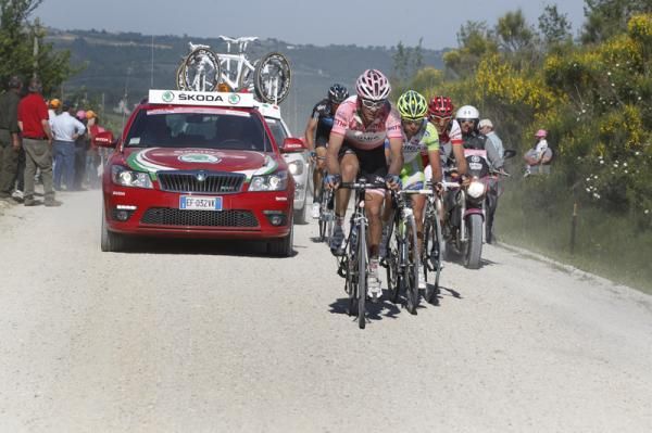 David Millar (Garmin-Cervelo) was dropped and forced to chase