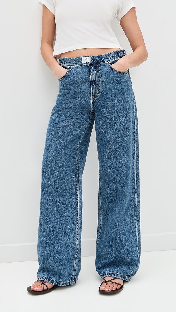 Still Here Buckle Jeans