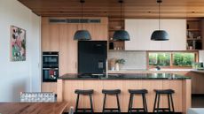 A clean kitchen with clean countertops