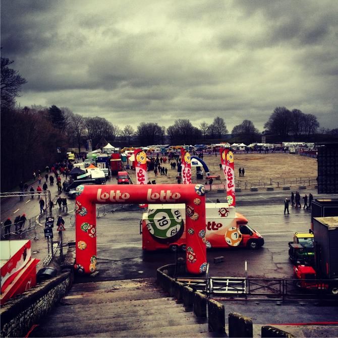 A view of the 'cross course in Namur