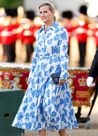 Sophie, Duchess of Edinburgh attends a performance of 'Orb and Sceptre', The Household Division's Beating Retreat Military Musical Spectacular, at Horse Guards Parade on July 5, 2023 in London, England