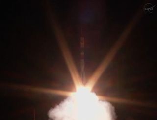 Soyuz Rocket Launches 3 Astronauts to Space Station