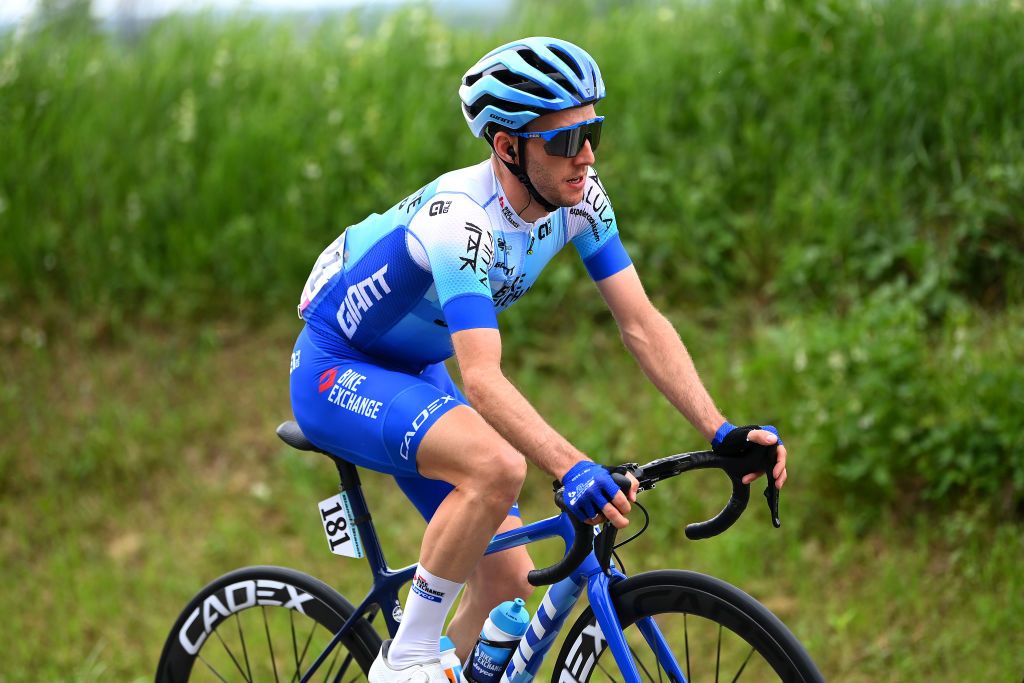 BALATONFURED HUNGARY MAY 08 Simon Yates of United Kingdom and Team BikeExchange Jayco competes during the 105th Giro dItalia 2022 Stage 3 a 201km stage from Kaposvr to Balatonfred Giro WorldTour on May 08 2022 in Balatonfured Hungary Photo by Tim de WaeleGetty Images