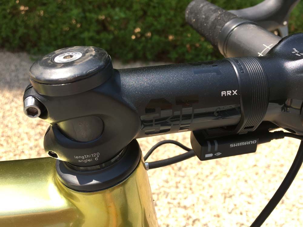 The 120mm 3T stem can be raised a little if needed
