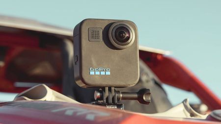 A GoPro Max 360 action camera