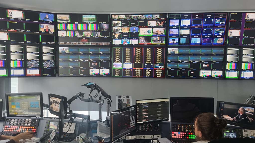 France 24 control room