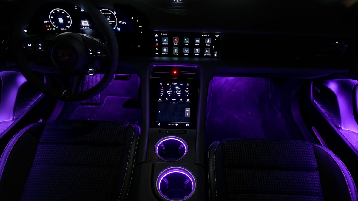 2025 Porsche Taycan test drive.