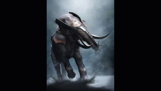 Learn to sculpt and paint a warrior beast in ZBrush with Rob Brunette.; Digital sculpting and painting of elephant in ZBrush and Photoshop by Rob Brunette