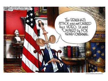 Obama cartoon Benghazi