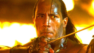 Dwayne Johnson in The Scorpion King