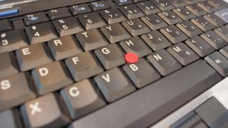 The iconic red TrackPoint