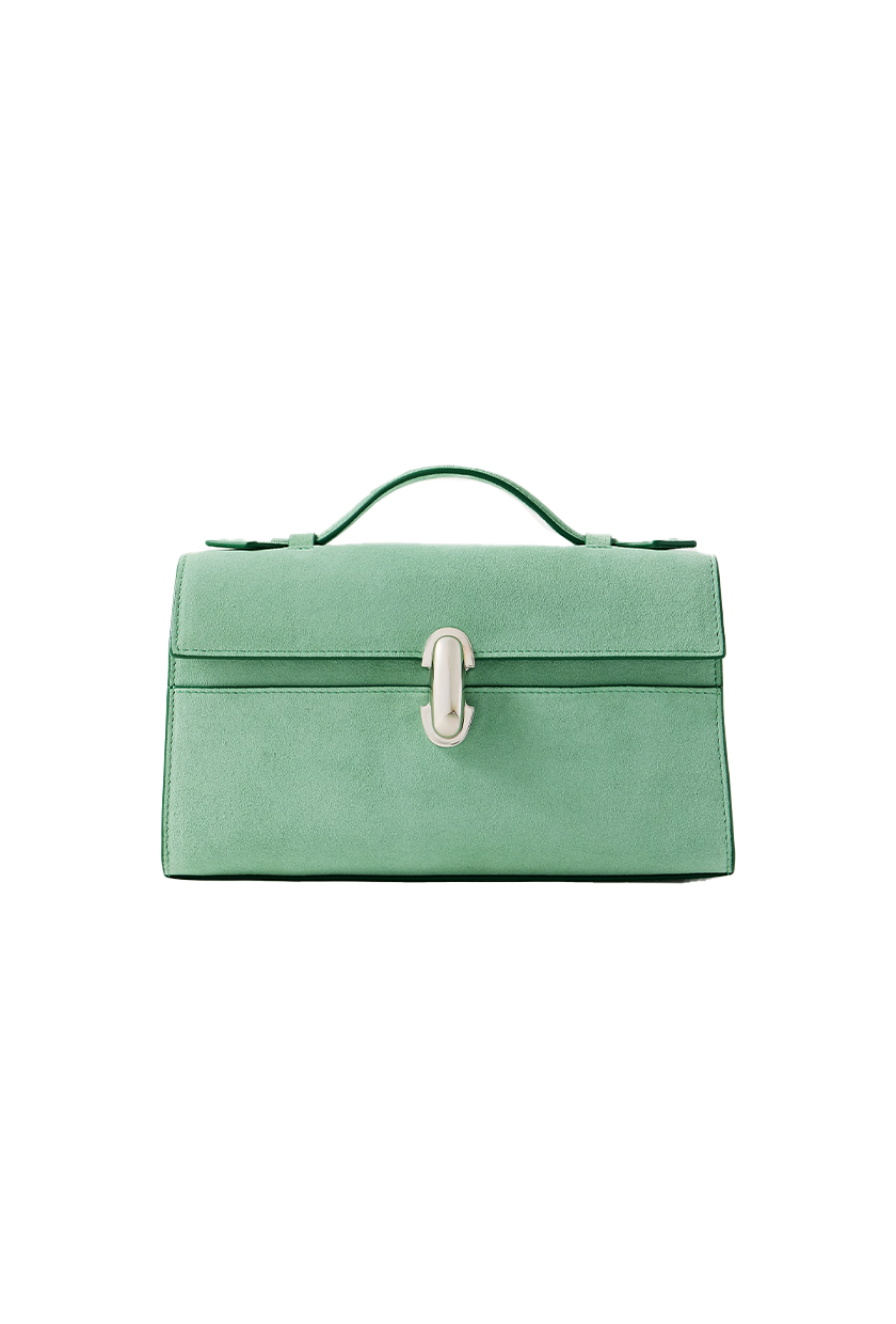 SAVETTE, Symmetry Pochette Suede Tote