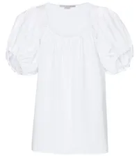 Stella McCartney Puff-sleeve Cotton Top $625 $437 (£ 315) | Mytheresa