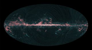 Planck All-Sky Image Superimposition