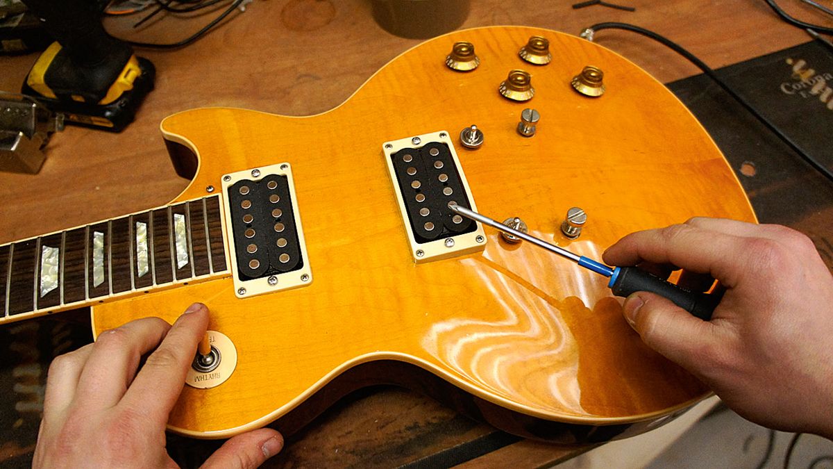 How to change pickups on a Les Paulstyle guitar MusicRadar