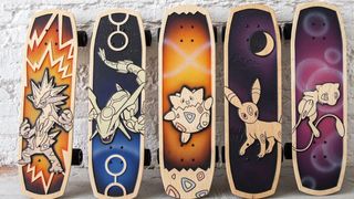 Bear Walker and Pokémon; Pokémon designs skateboards