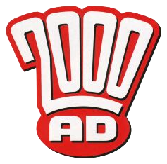 The 2000 AD logo, one of the best comic book logos
