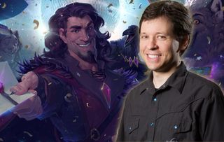 Mike Donais, clearly delighted to be the first to arrive at Medivh's soirée.