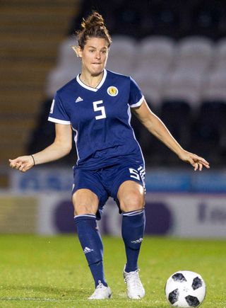Jennifer Beattie has played 124 times for Scotland (Jeff Holmes/PA).