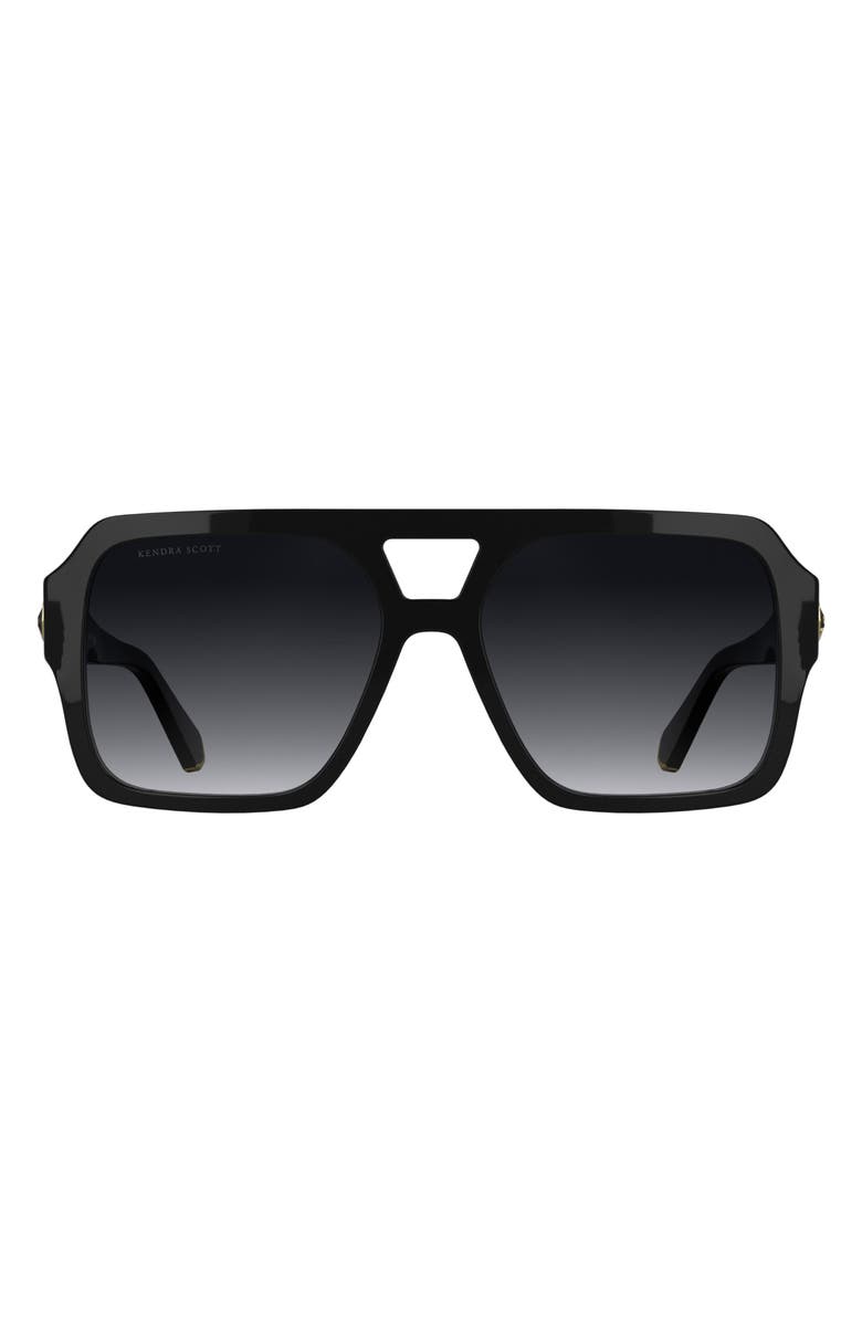 Elisa 57mm Gradient Aviator Sunglasses