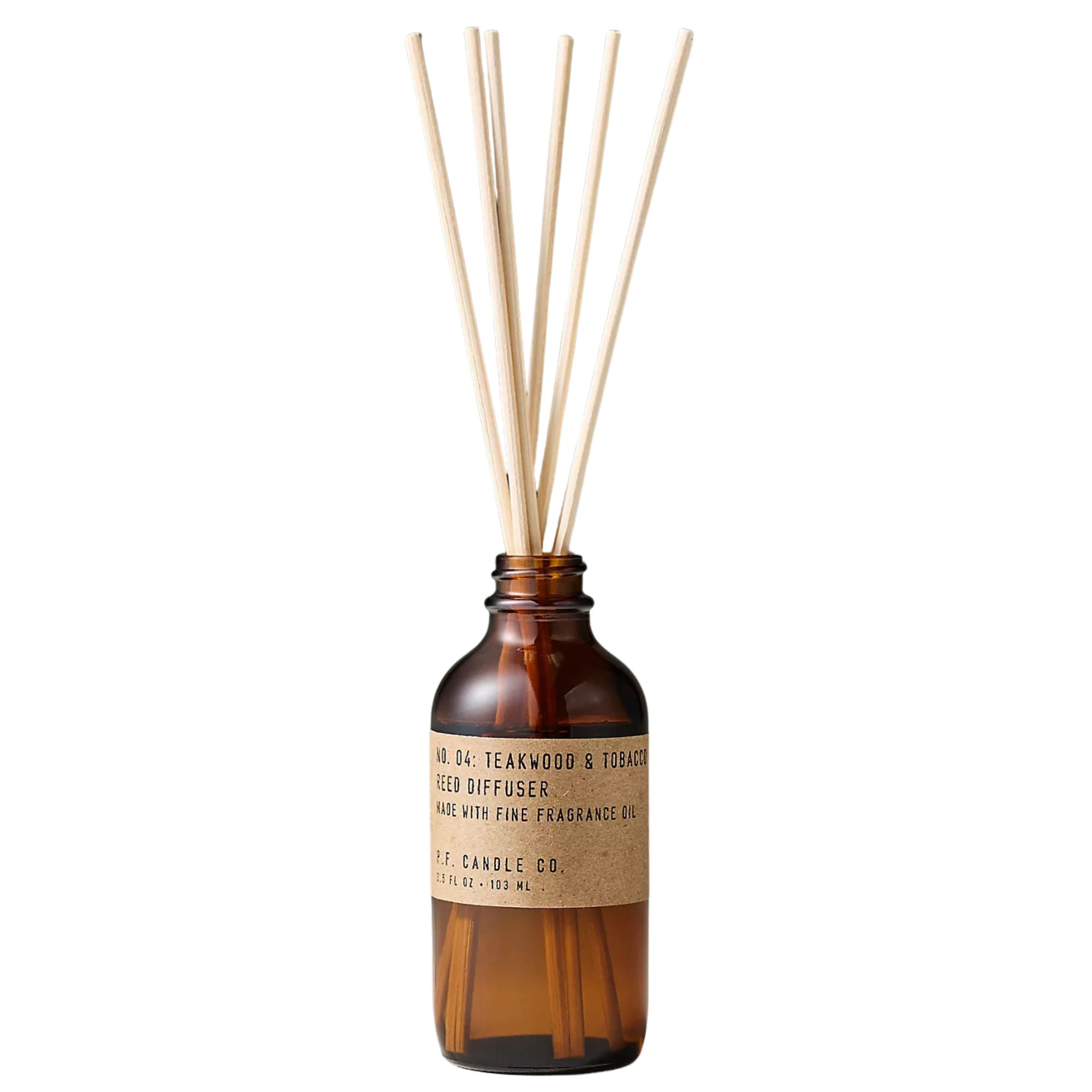 Teakwood and tobacco reed diffuser