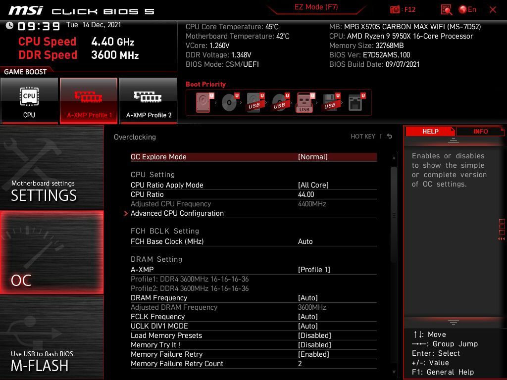 MSI X570S Carbon EK X